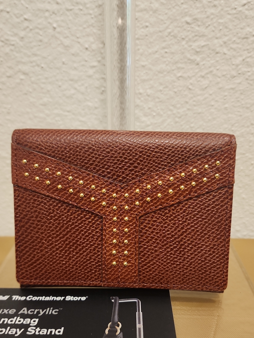 Vintage Yves Saint Laurent Studded Card Case
